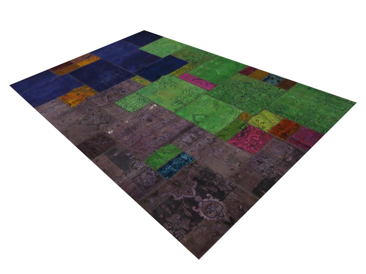 Moderner Teppich Patchwork Modern