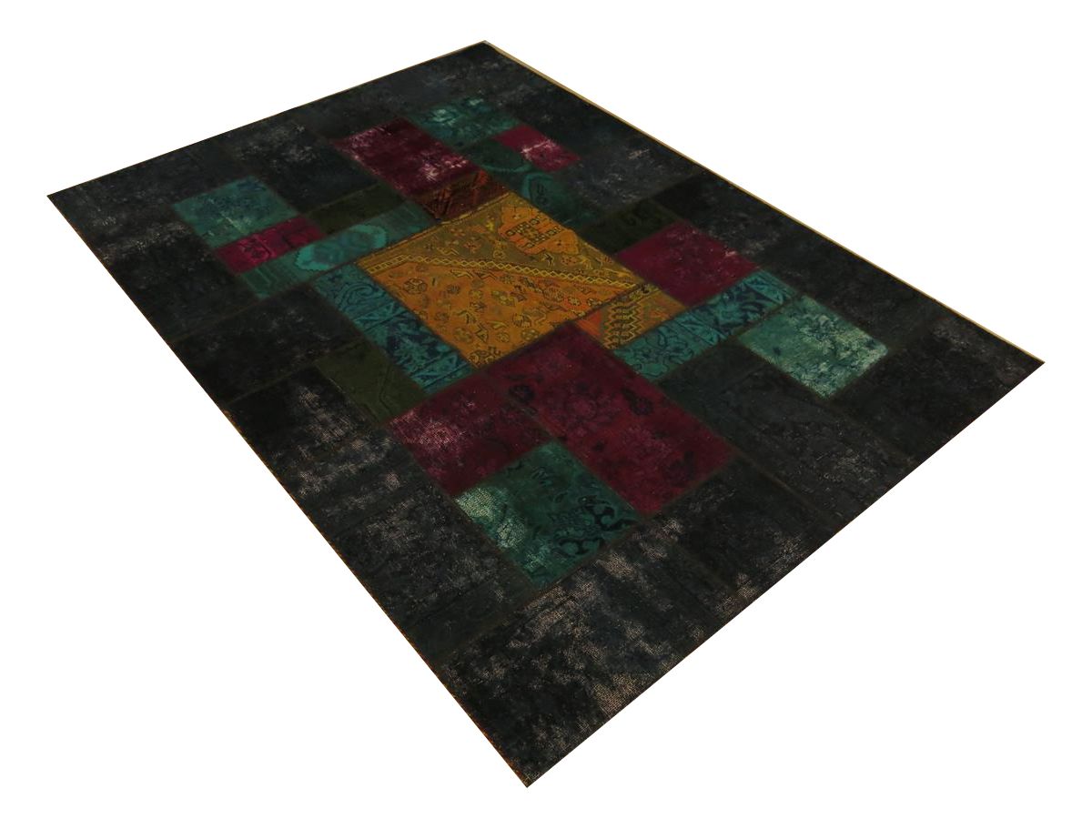 Moderner Teppich Patchwork Modern