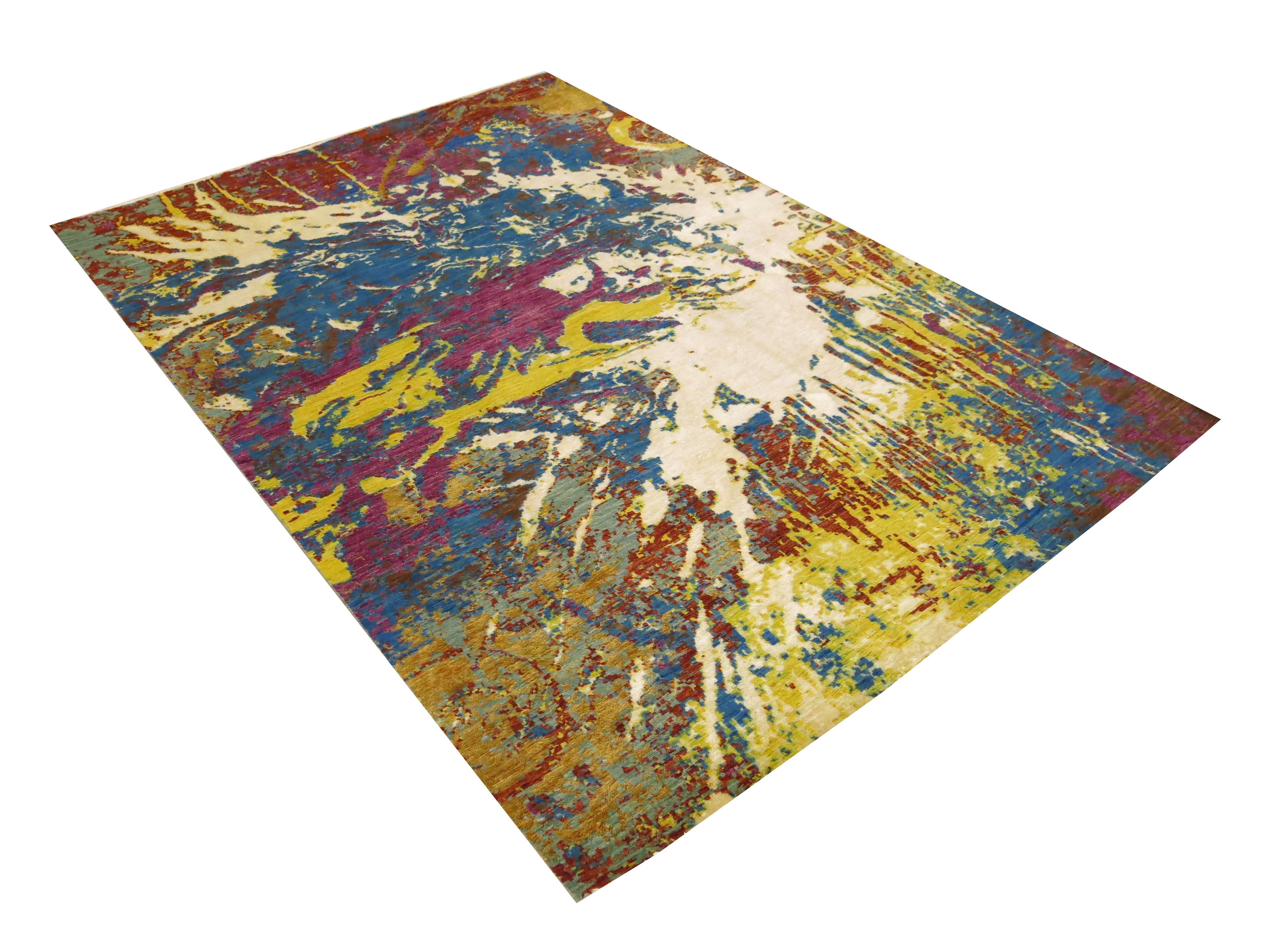 Modern rug Amazon Royal