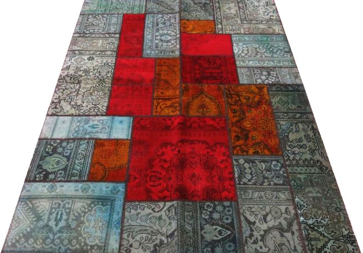 Moderner Teppich Patchwork Modern