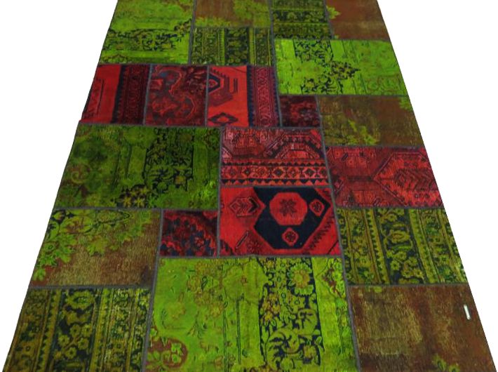 Moderner Teppich Patchwork Modern