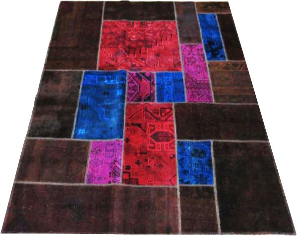 Moderner Teppich Patchwork Modern