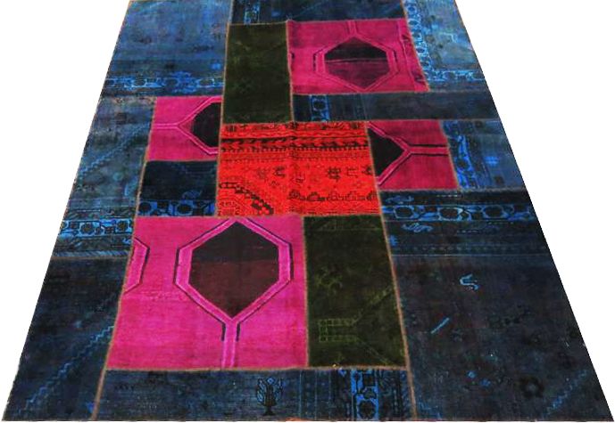 Moderner Teppich Patchwork Modern