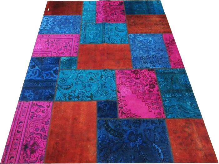 Moderner Teppich Patchwork Modern
