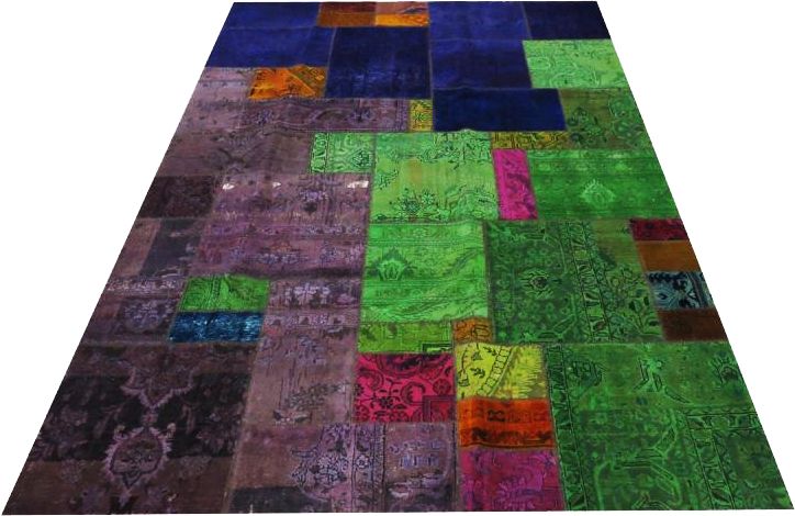 Moderner Teppich Patchwork Modern