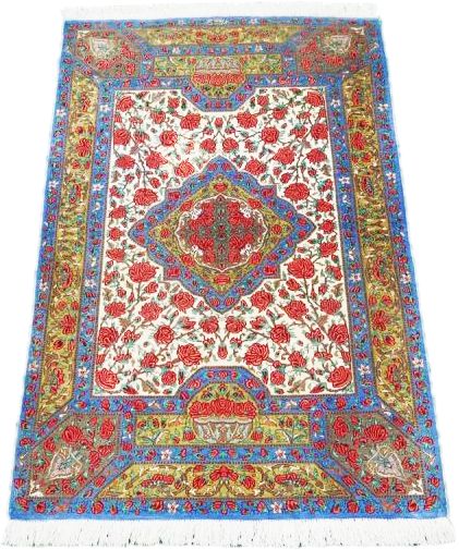 Oriental rug Ghom Silk Royal