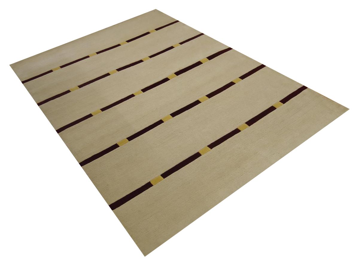 Moderner Teppich Original Nepal Natural
