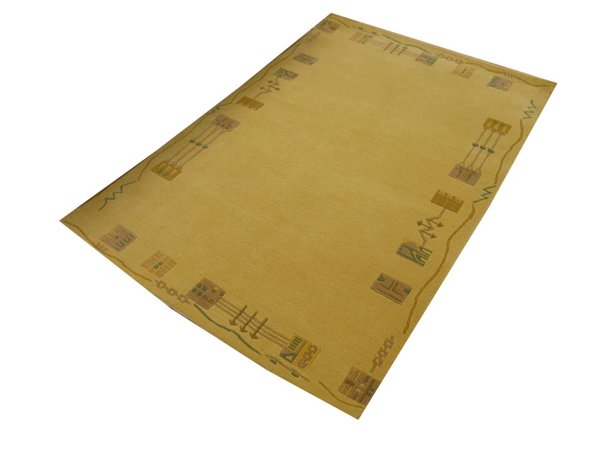 Moderner Teppich Original Nepal Natural