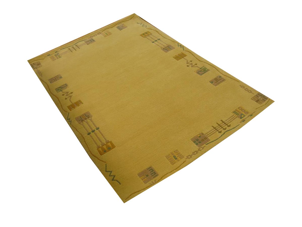 Moderner Teppich Original Nepal Natural