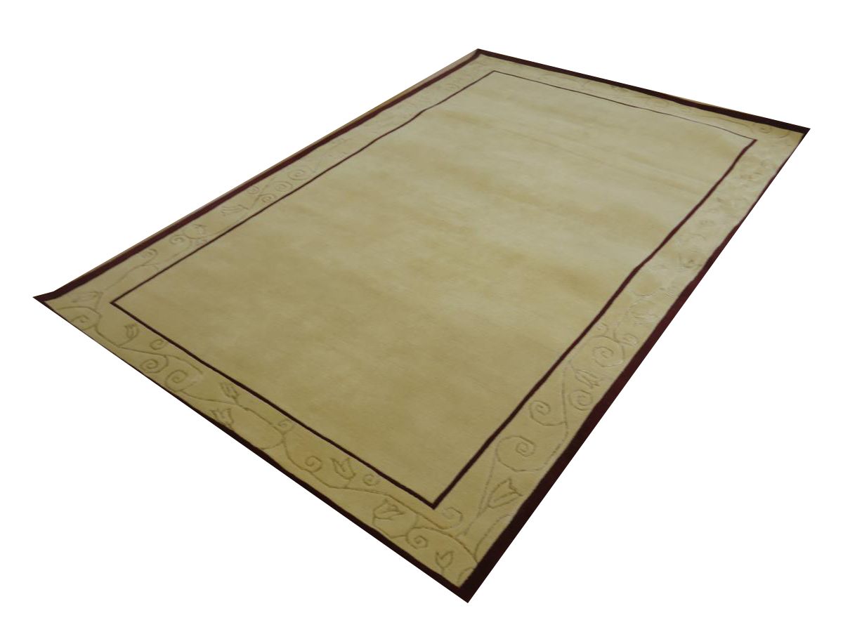 Moderner Teppich Original Nepal Natural