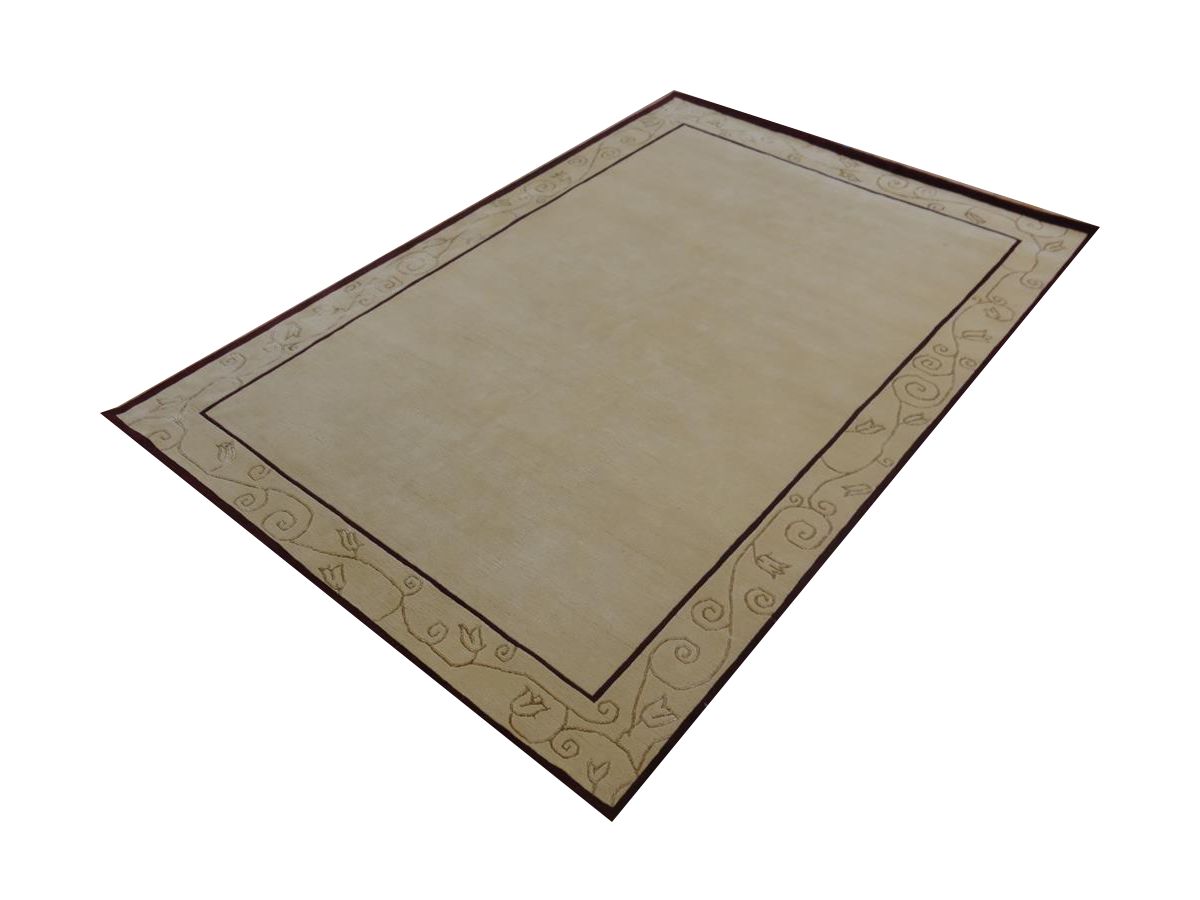 Moderner Teppich Original Nepal Natural