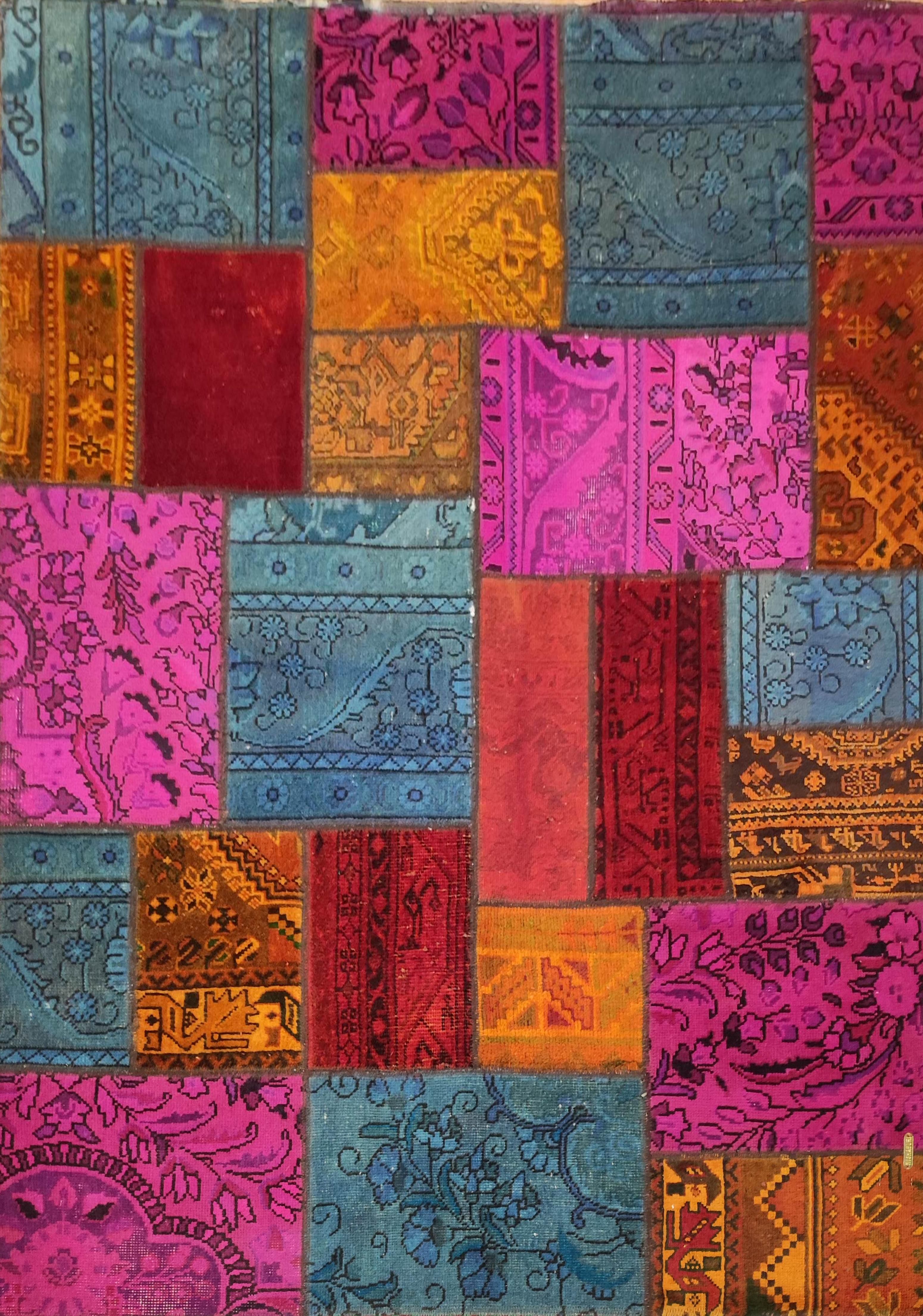 Moderner Teppich Patchwork Modern