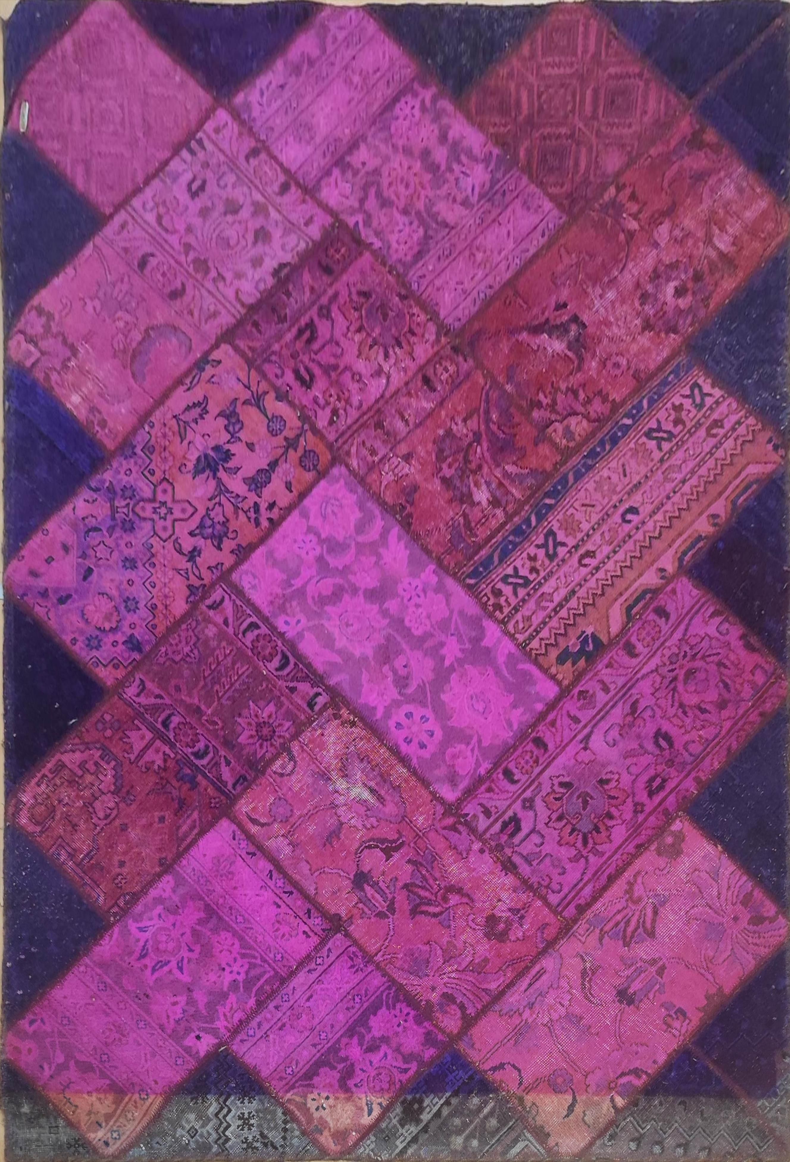 Moderner Teppich Patchwork Modern