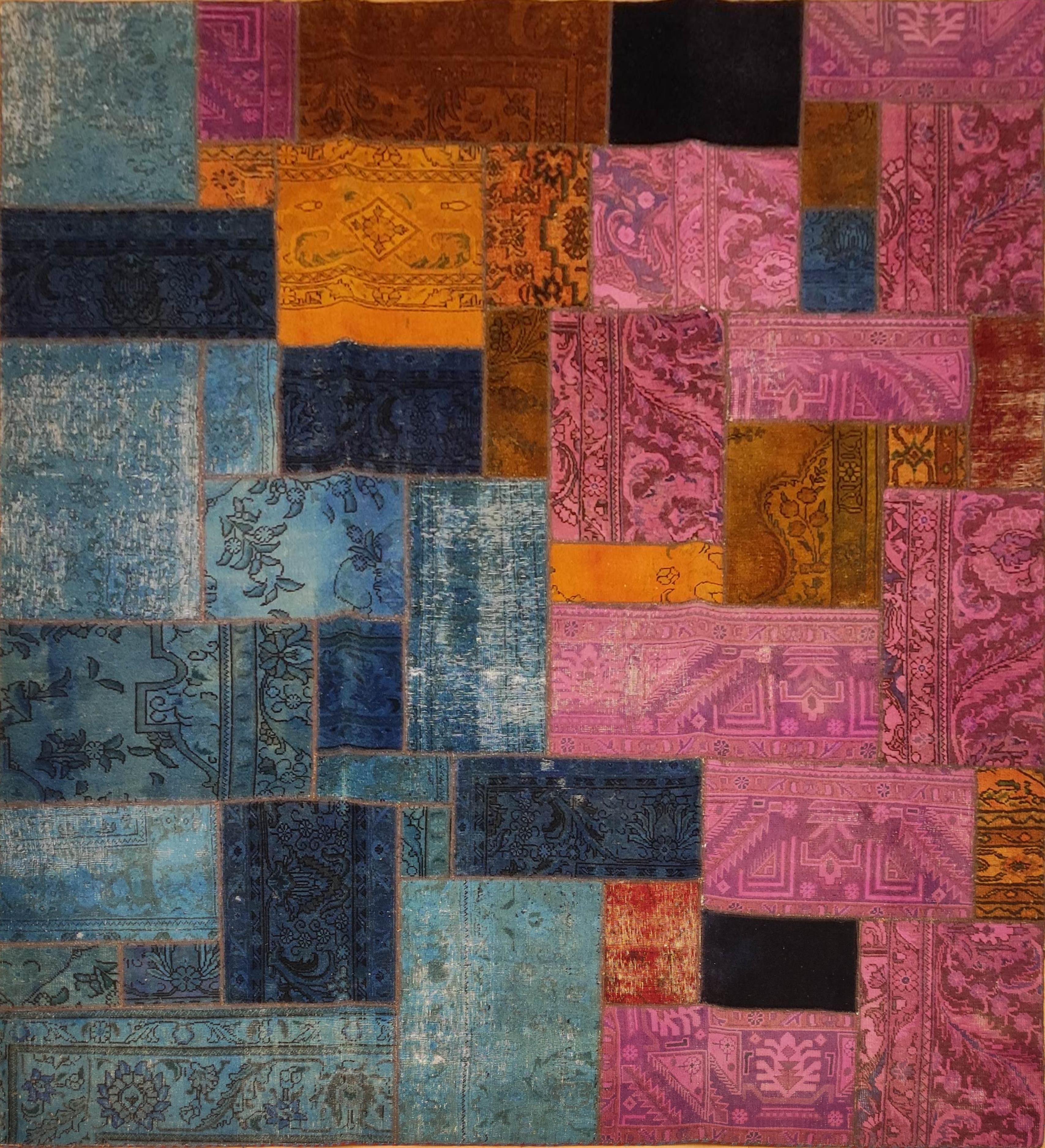 Perserteppich Patchwork Modern