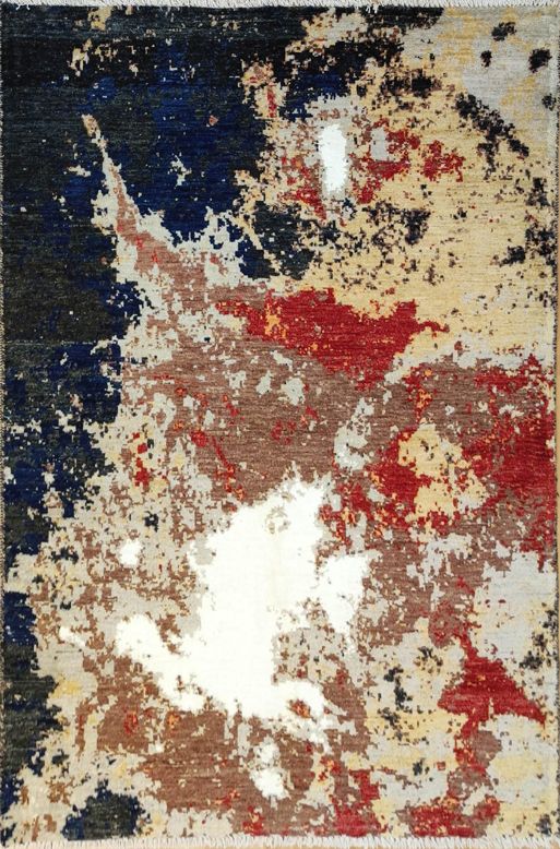 Moderner Teppich Ikat Premium
