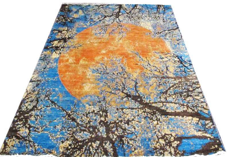 Moderner Teppich Ikat Premium
