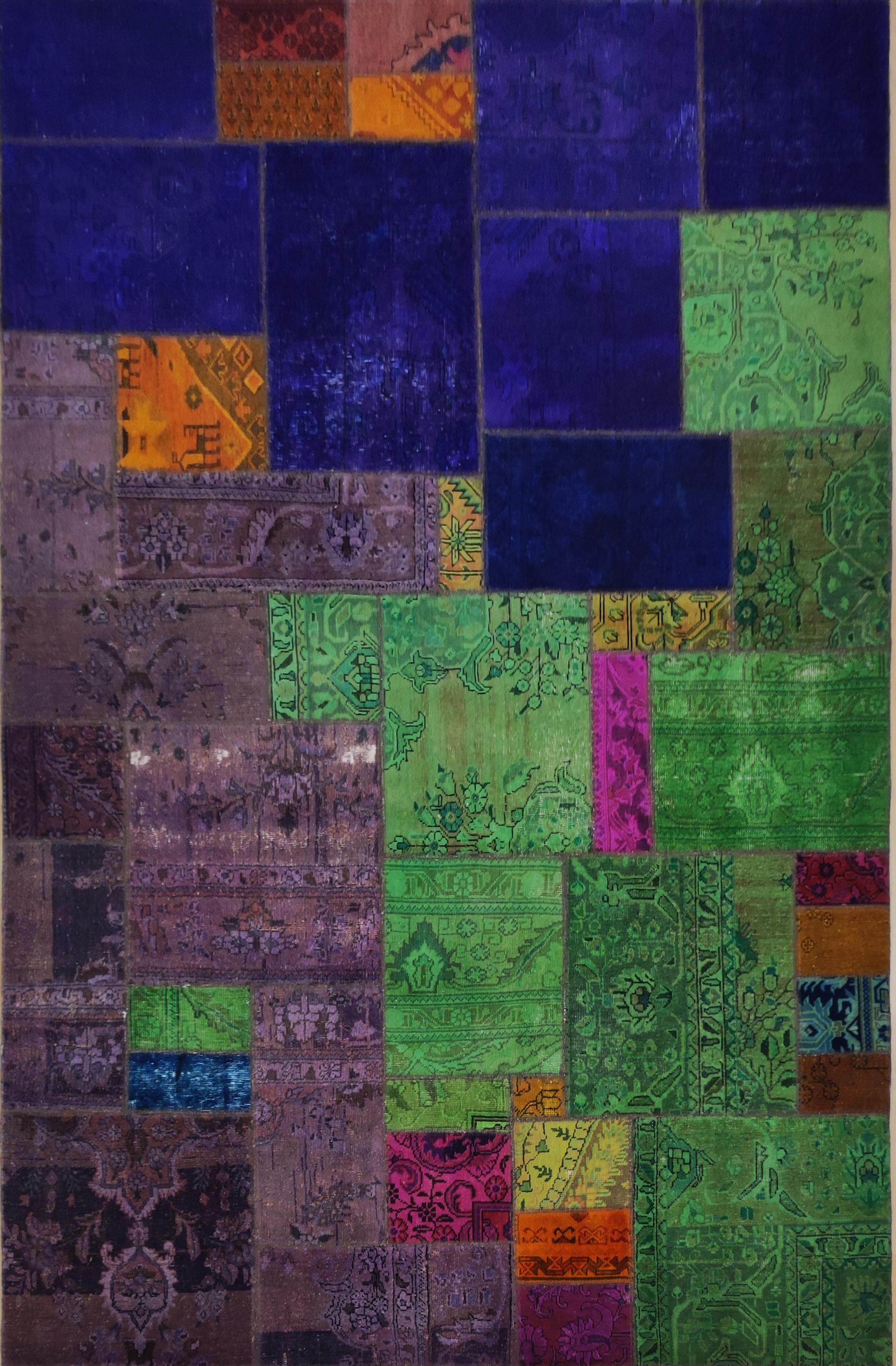 Moderner Teppich Patchwork Modern