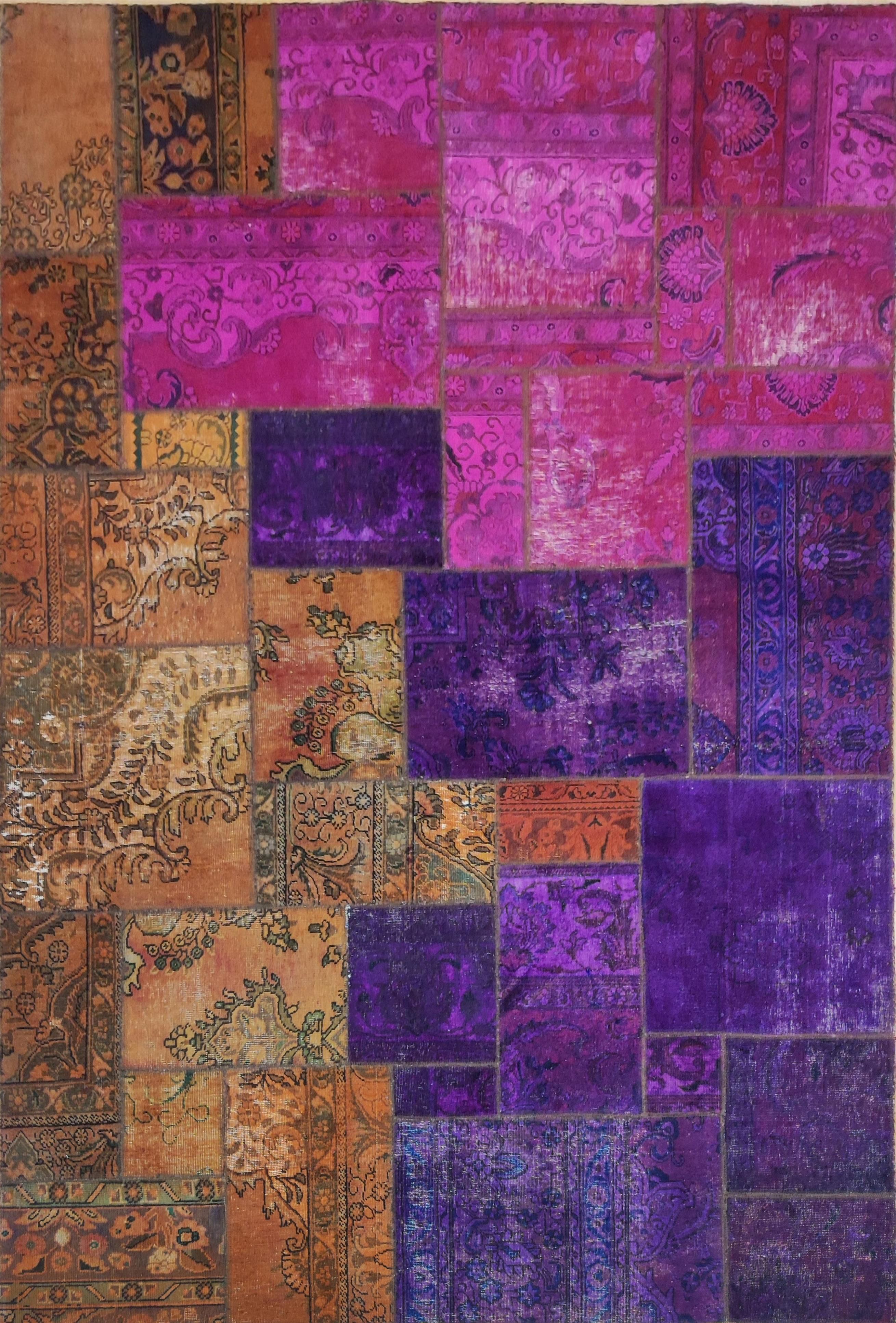 Moderner Teppich Patchwork Modern