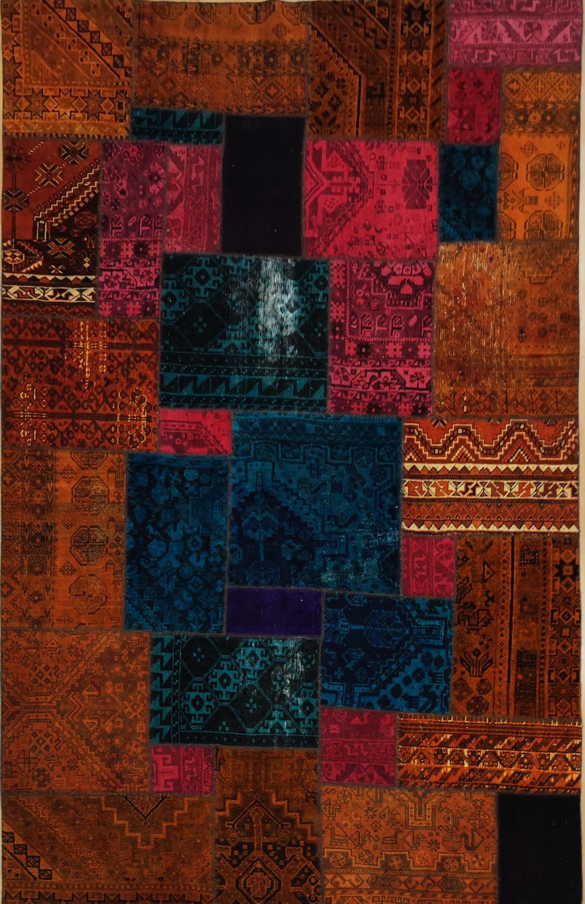 Moderner Teppich Patchwork Modern