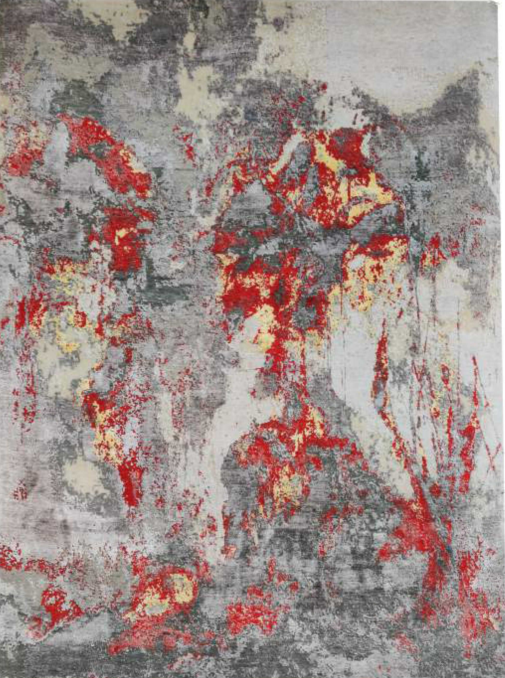 Moderner Teppich Ikat Royal