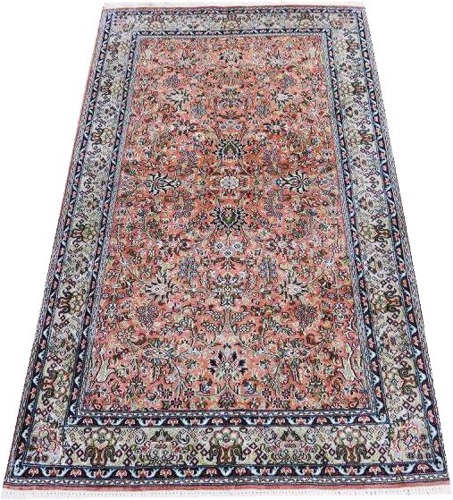 Kashmir-Seiden-Orientteppich Exklusiv