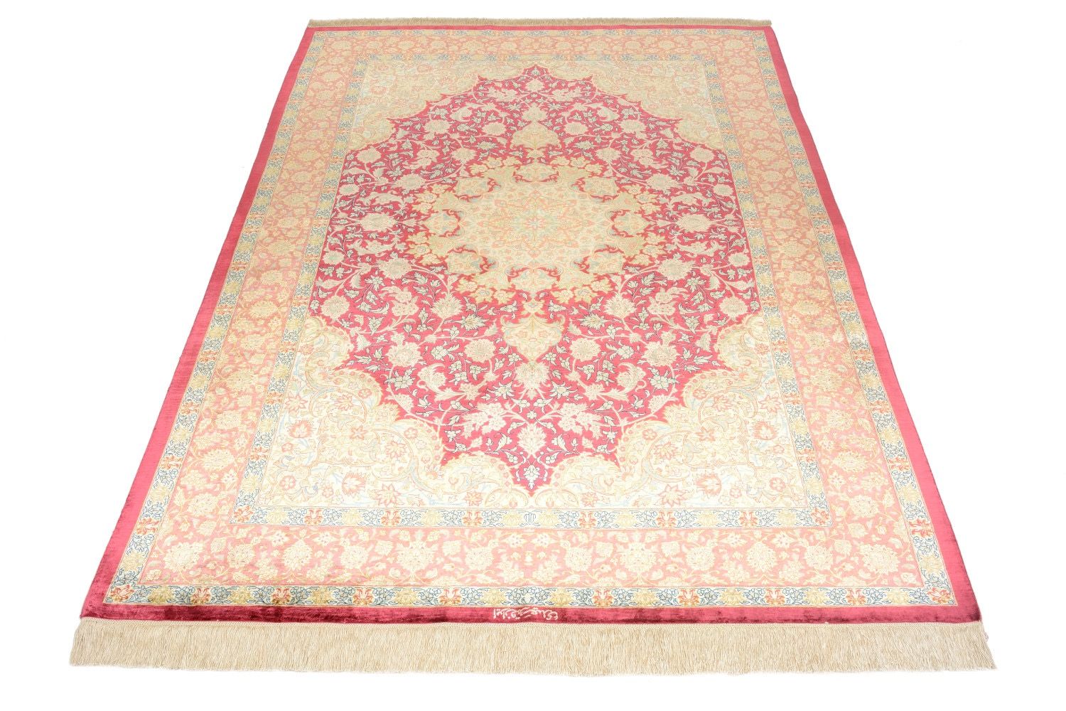 Orientteppich Ghom Seide Royal