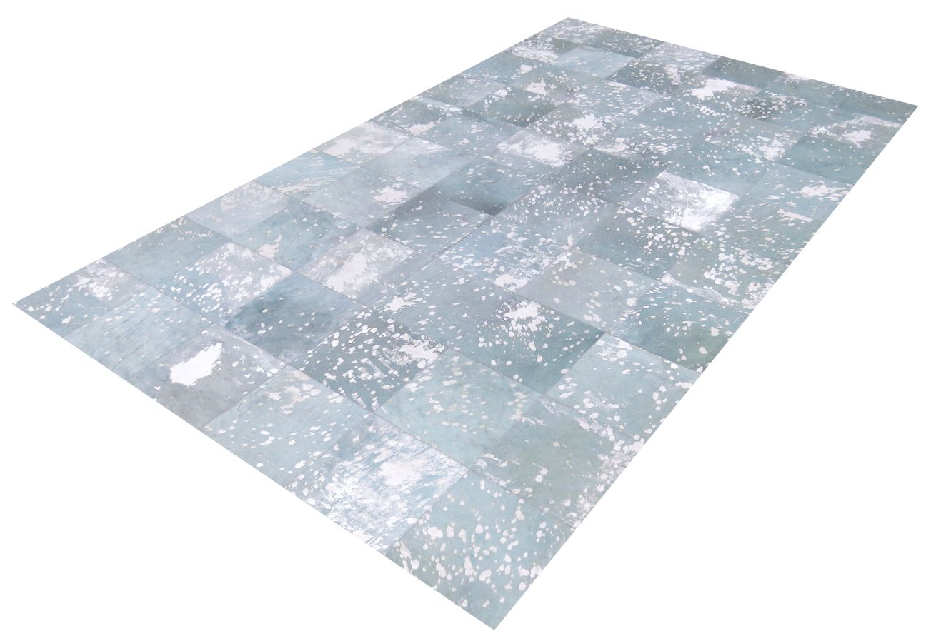 Moderner Teppich Cascade Leder Premium Grün