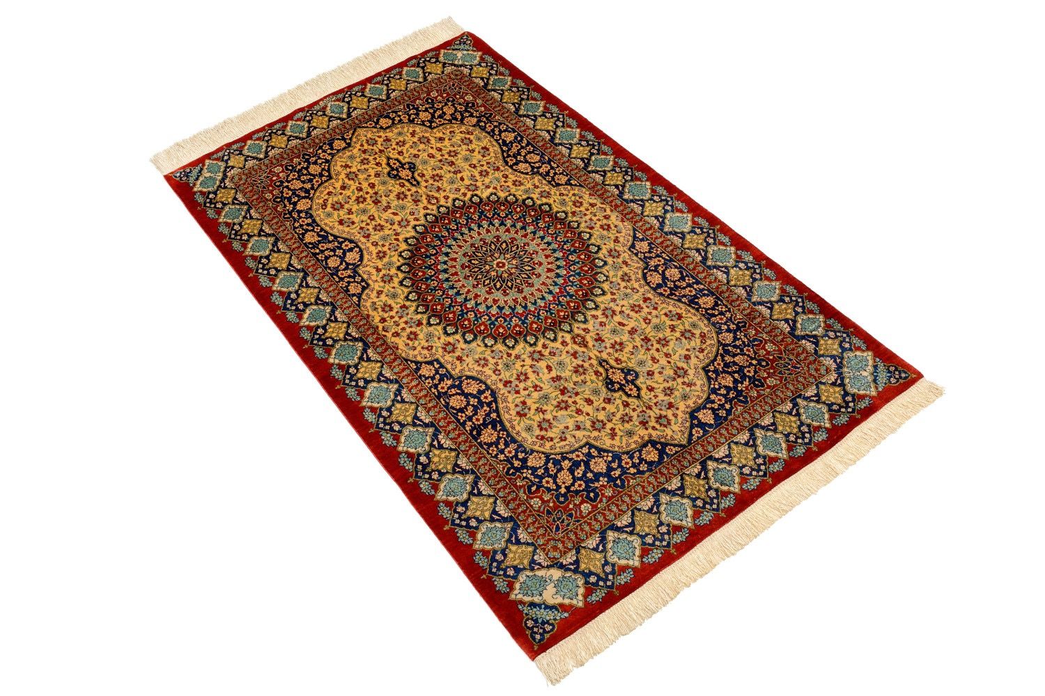 Orientteppich Ghom Seide Royal
