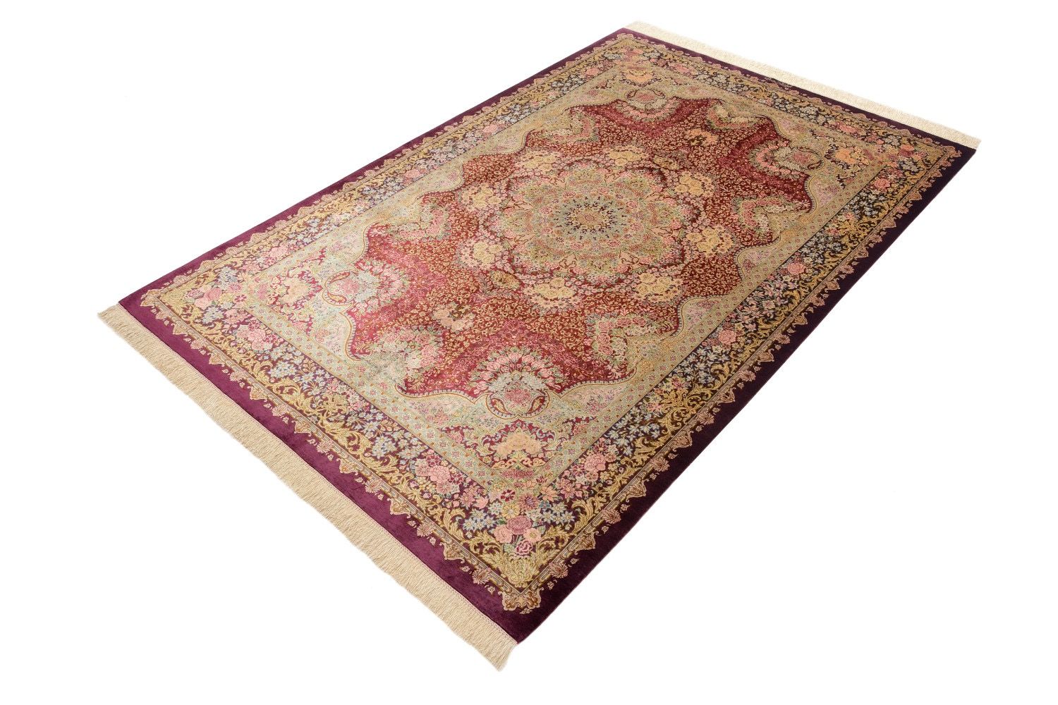 Orientteppich Ghom Seide Royal