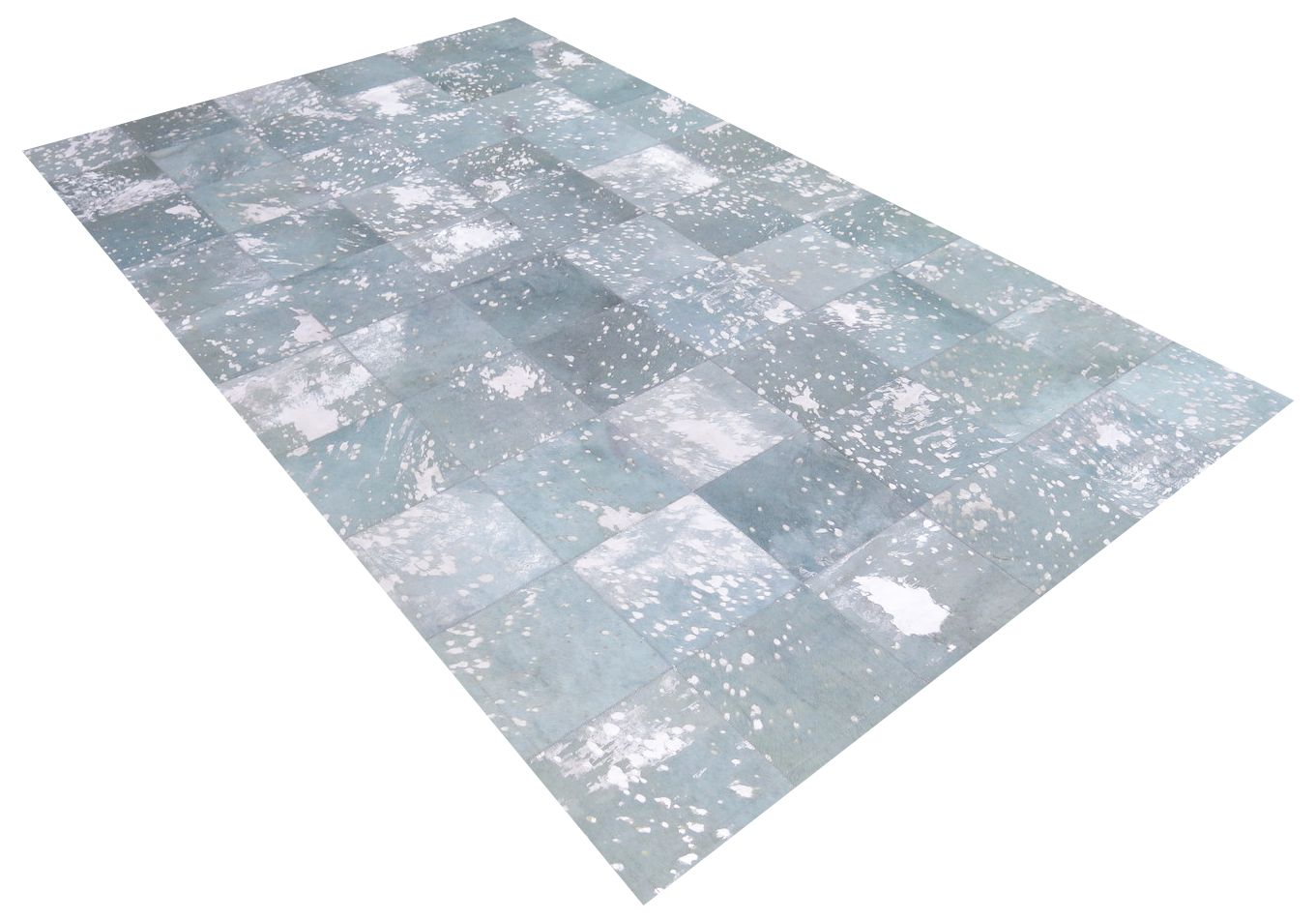 Moderner Teppich Cascade Leder Premium Grün