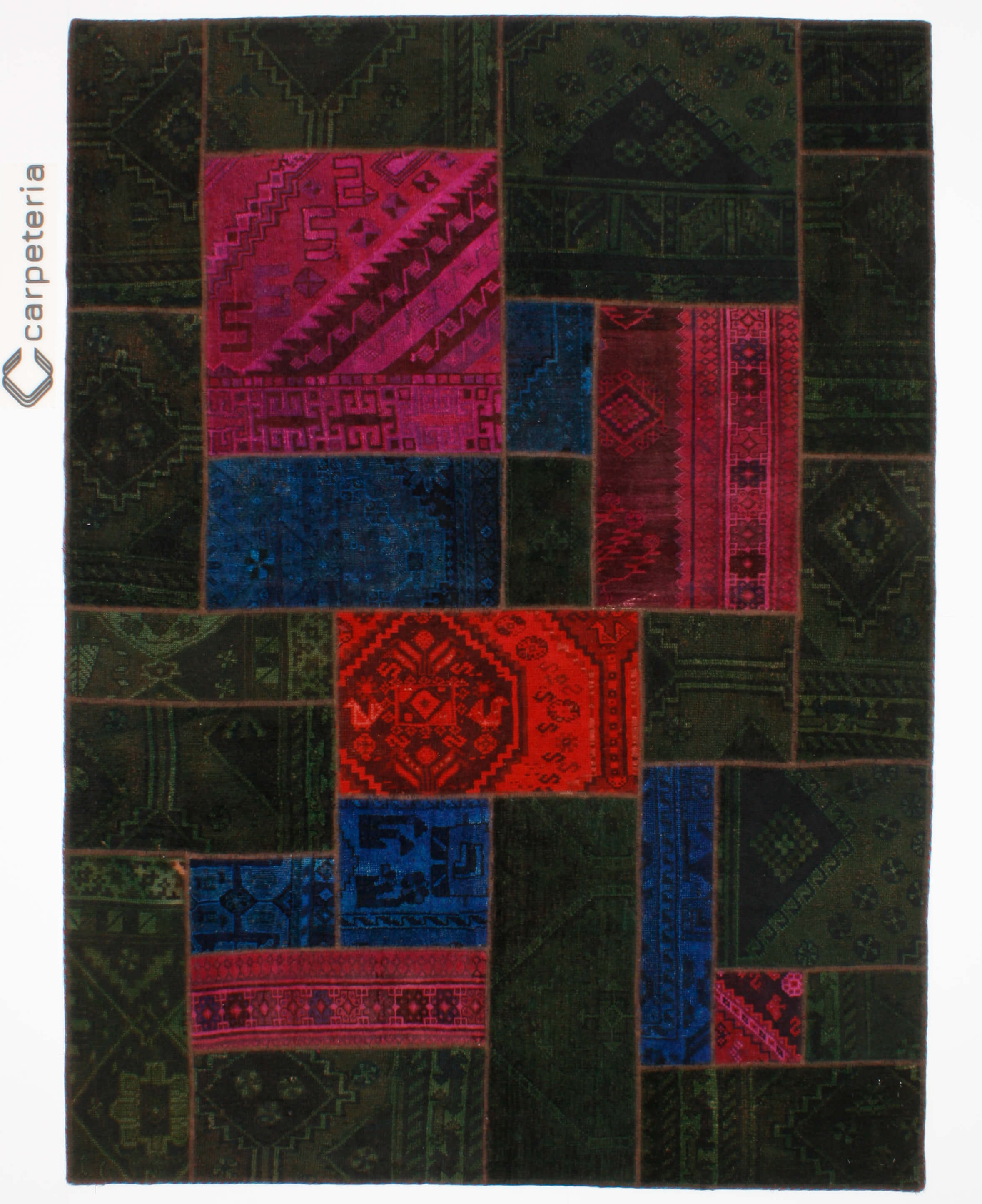 Perserteppich Patchwork Modern