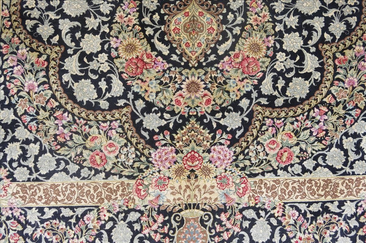 Ghom-Seiden-Orientteppich Imperial
