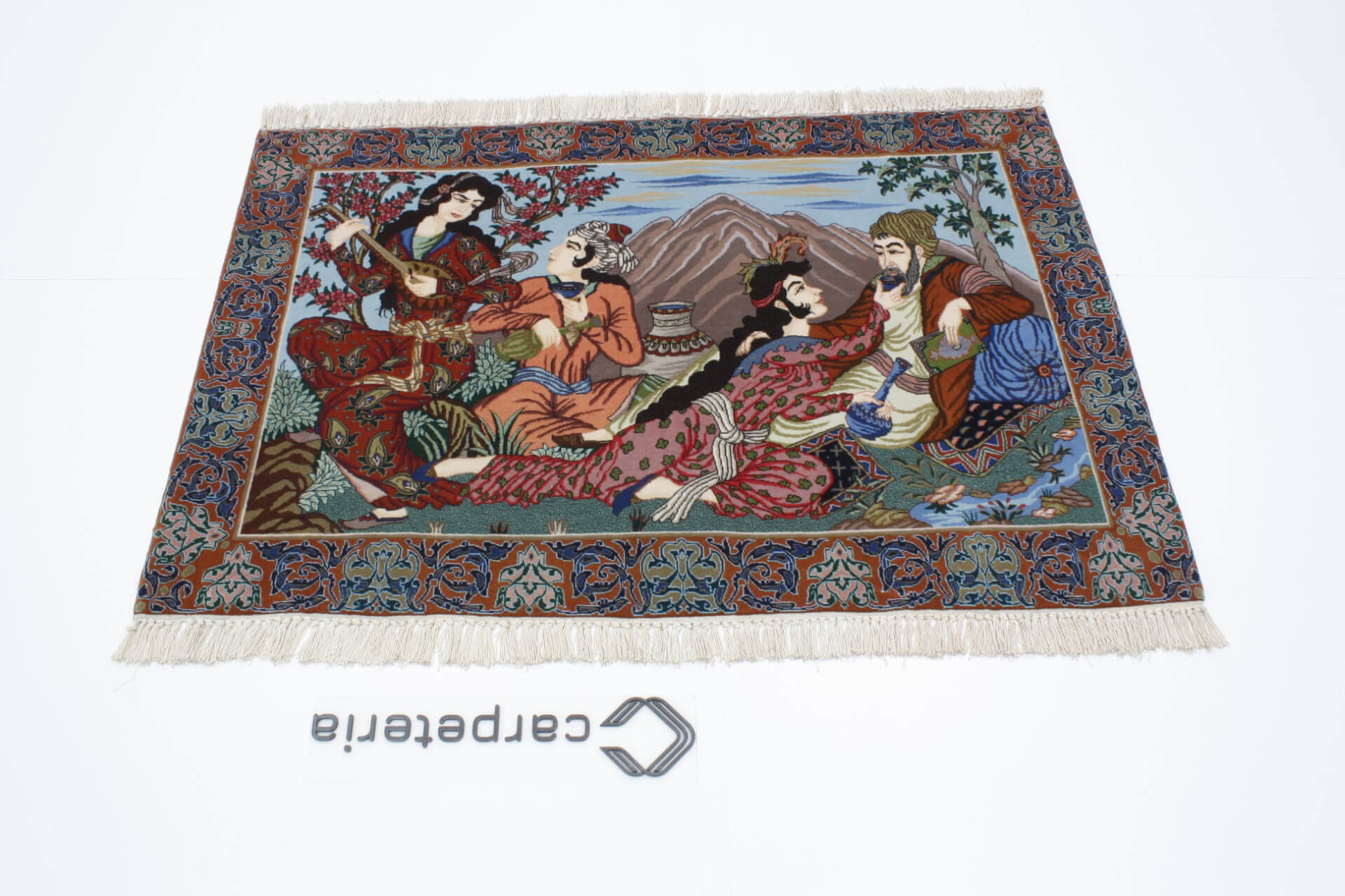 Perserteppich Isfahan Figural