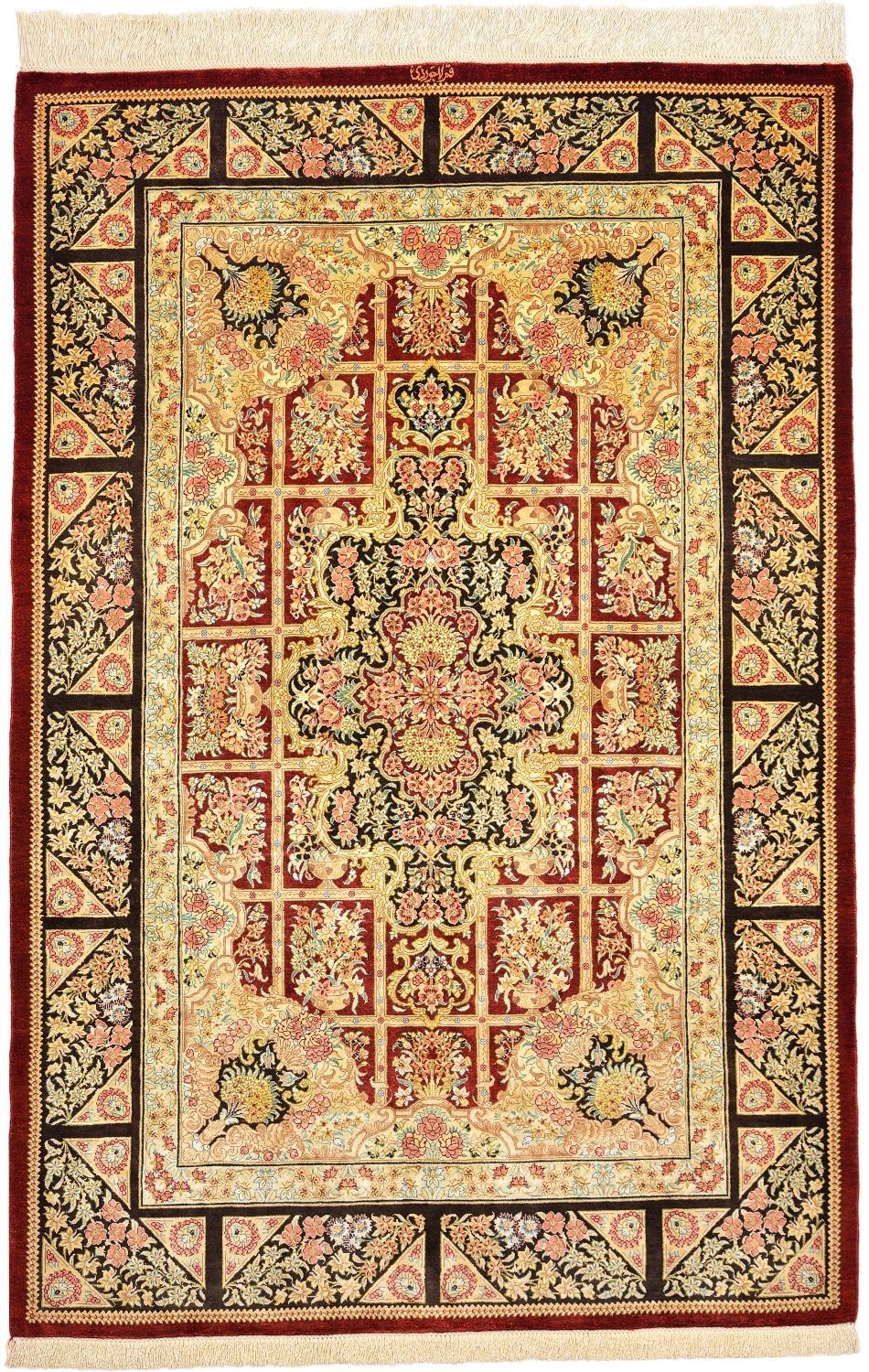 Orientteppich Ghom Seide Royal
