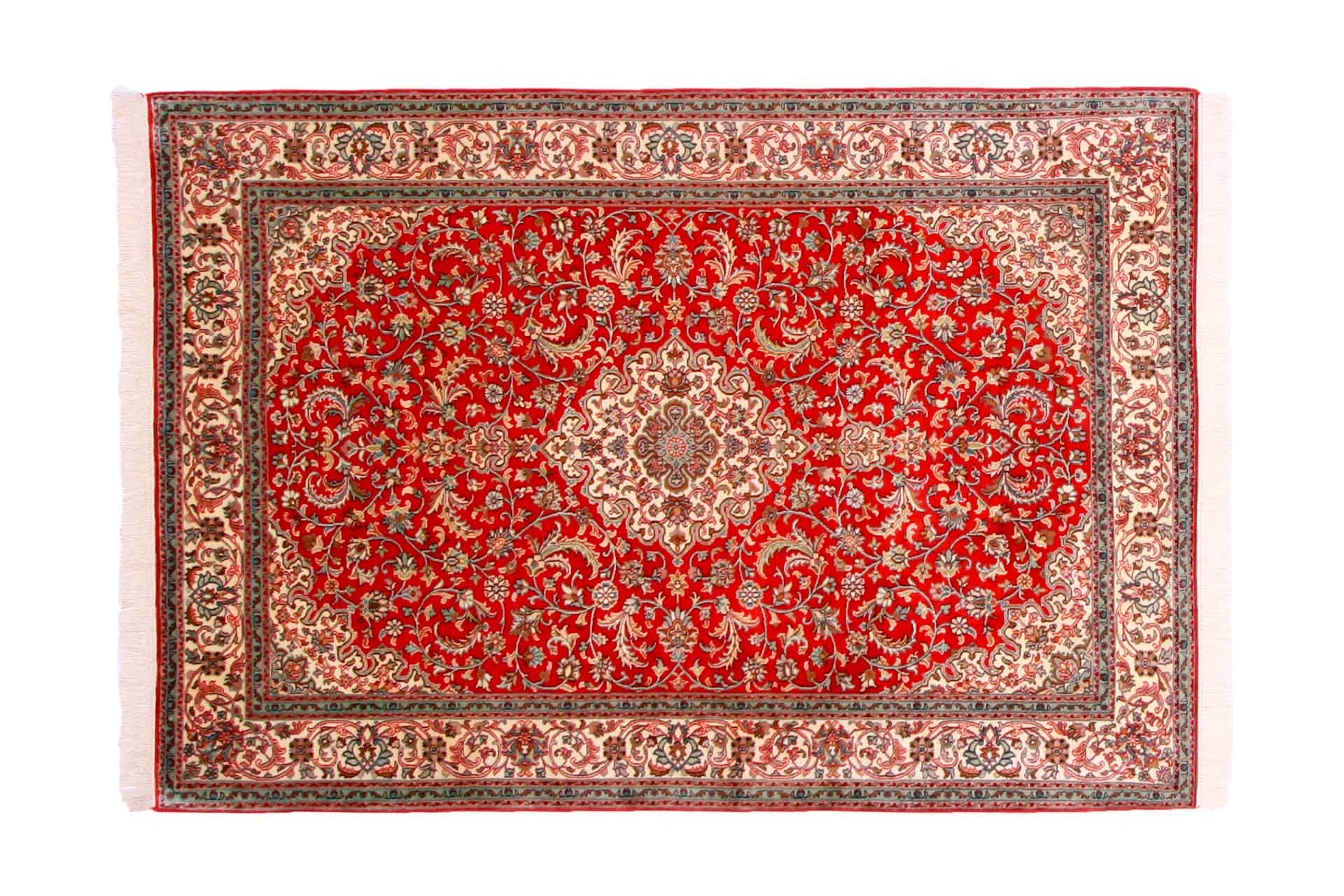 Kashmir-Seiden-Orientteppich Exklusiv