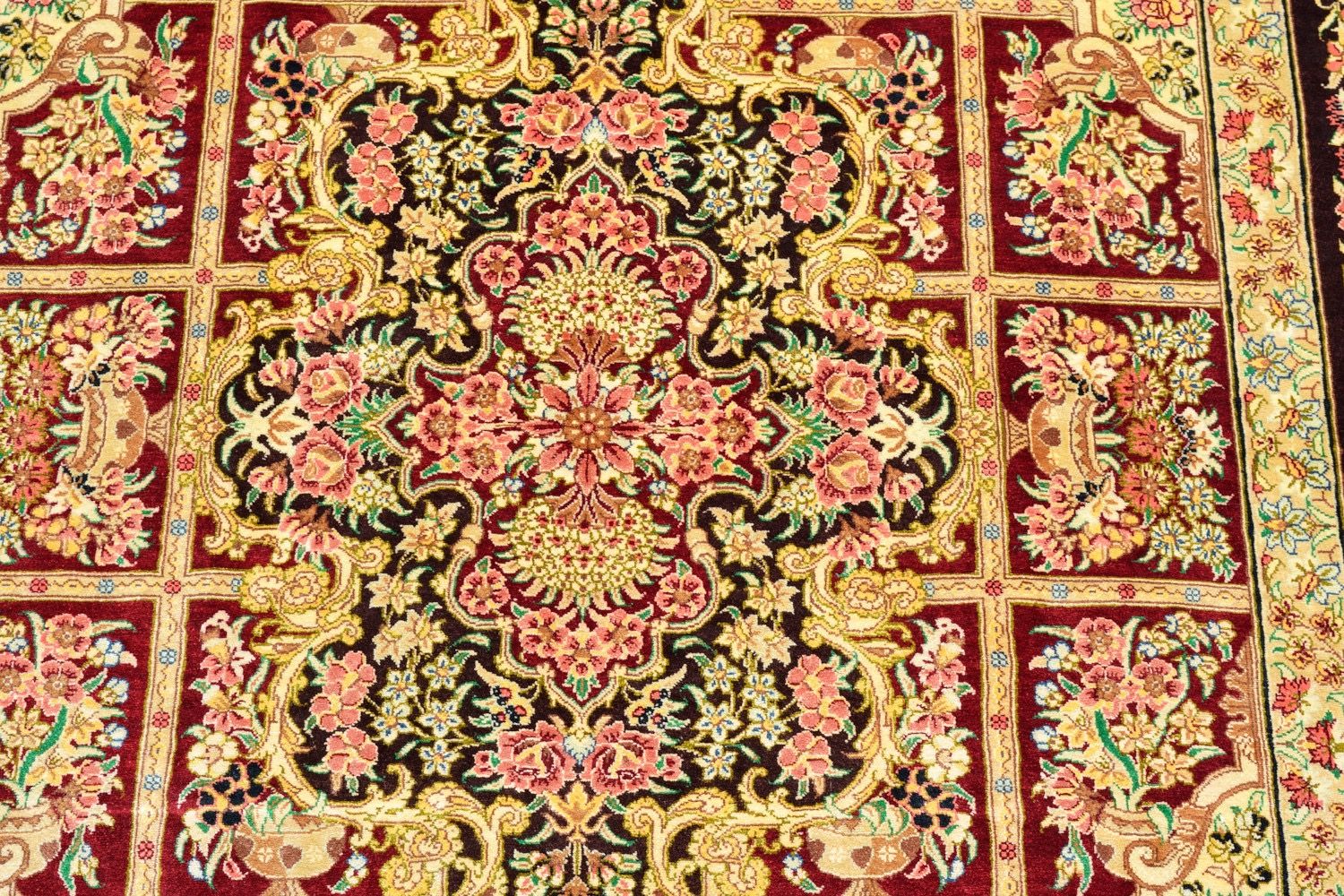 Orientteppich Ghom Seide Royal