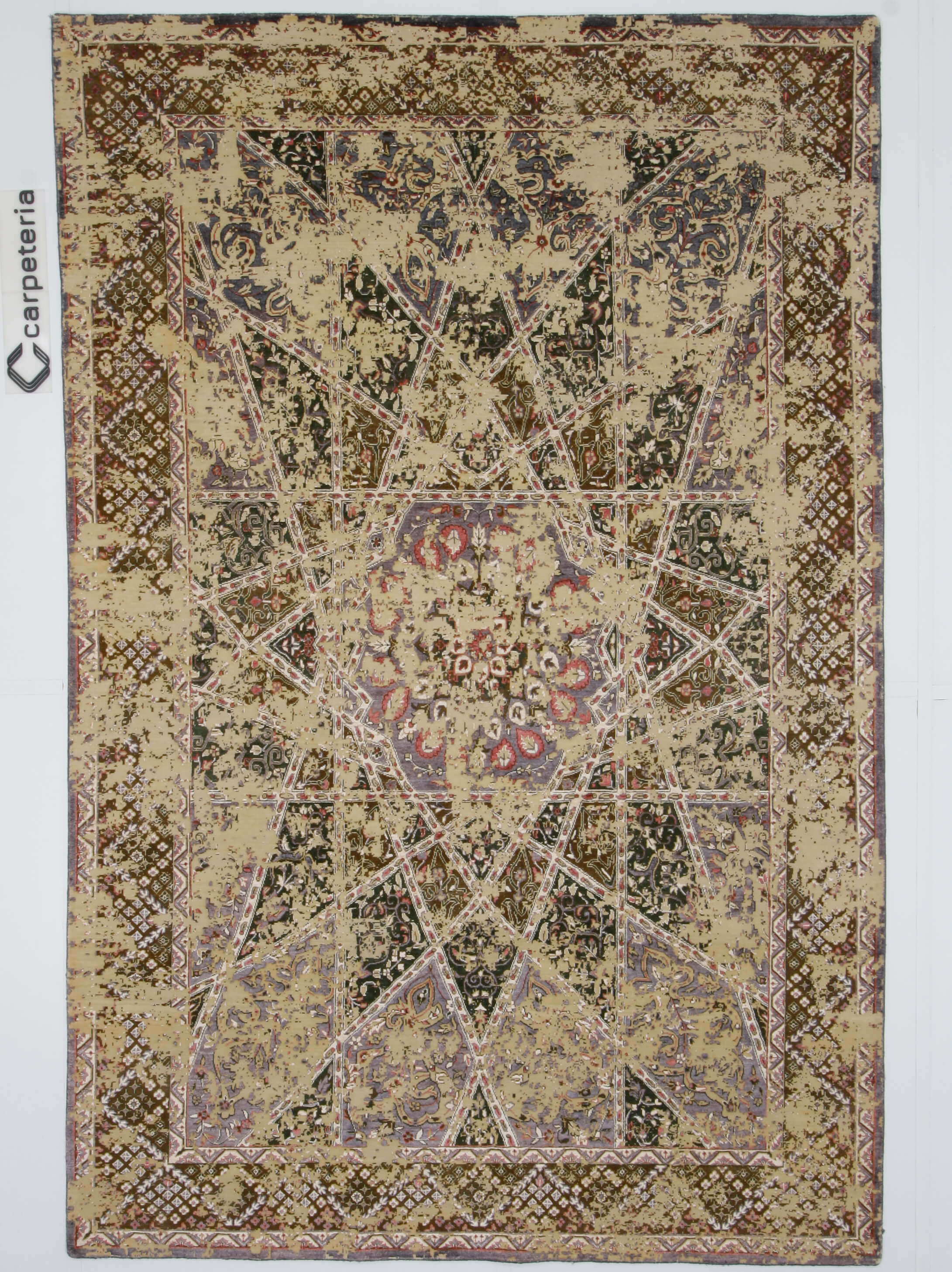 Moderner Teppich Ikat Royal