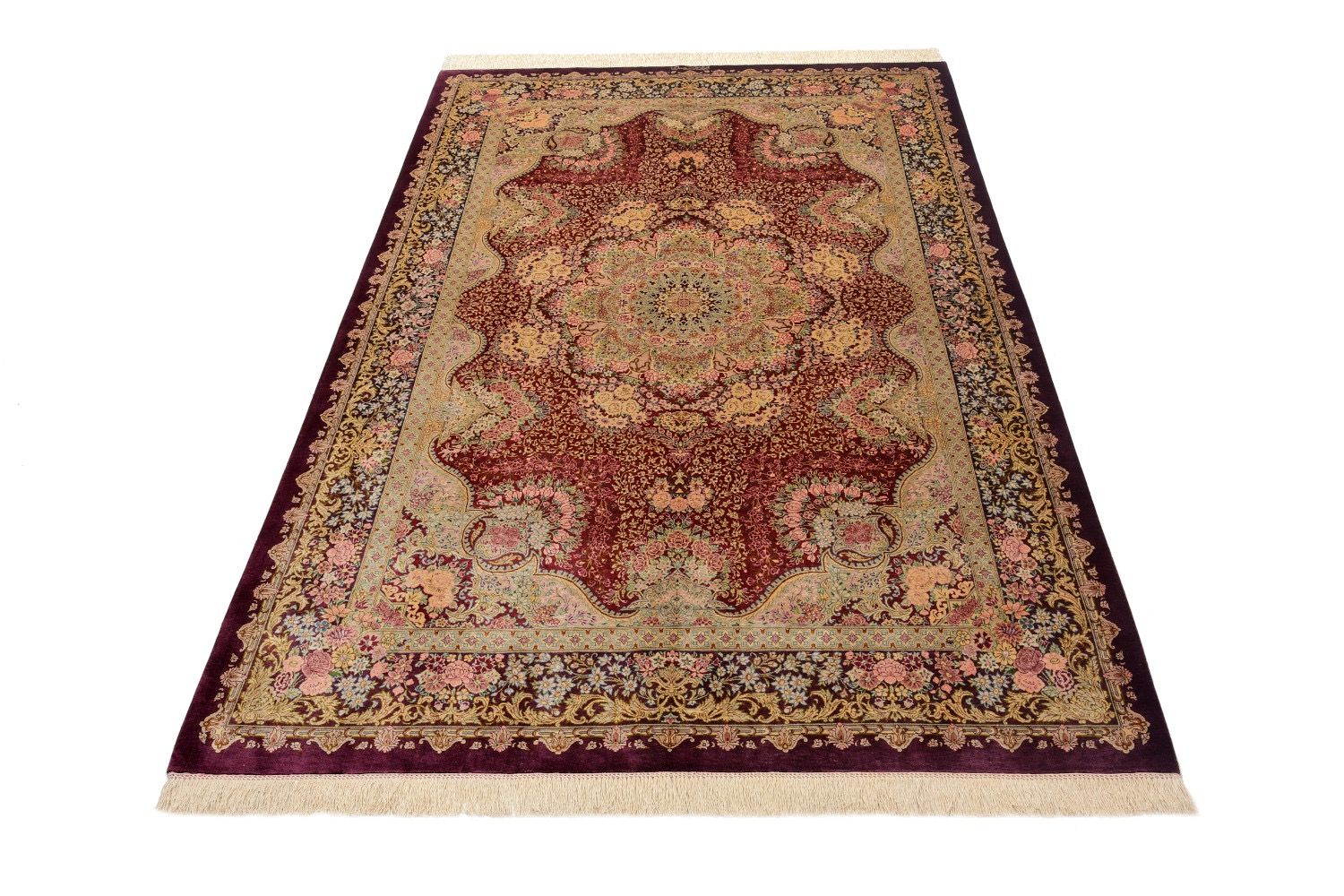 Orientteppich Ghom Seide Royal