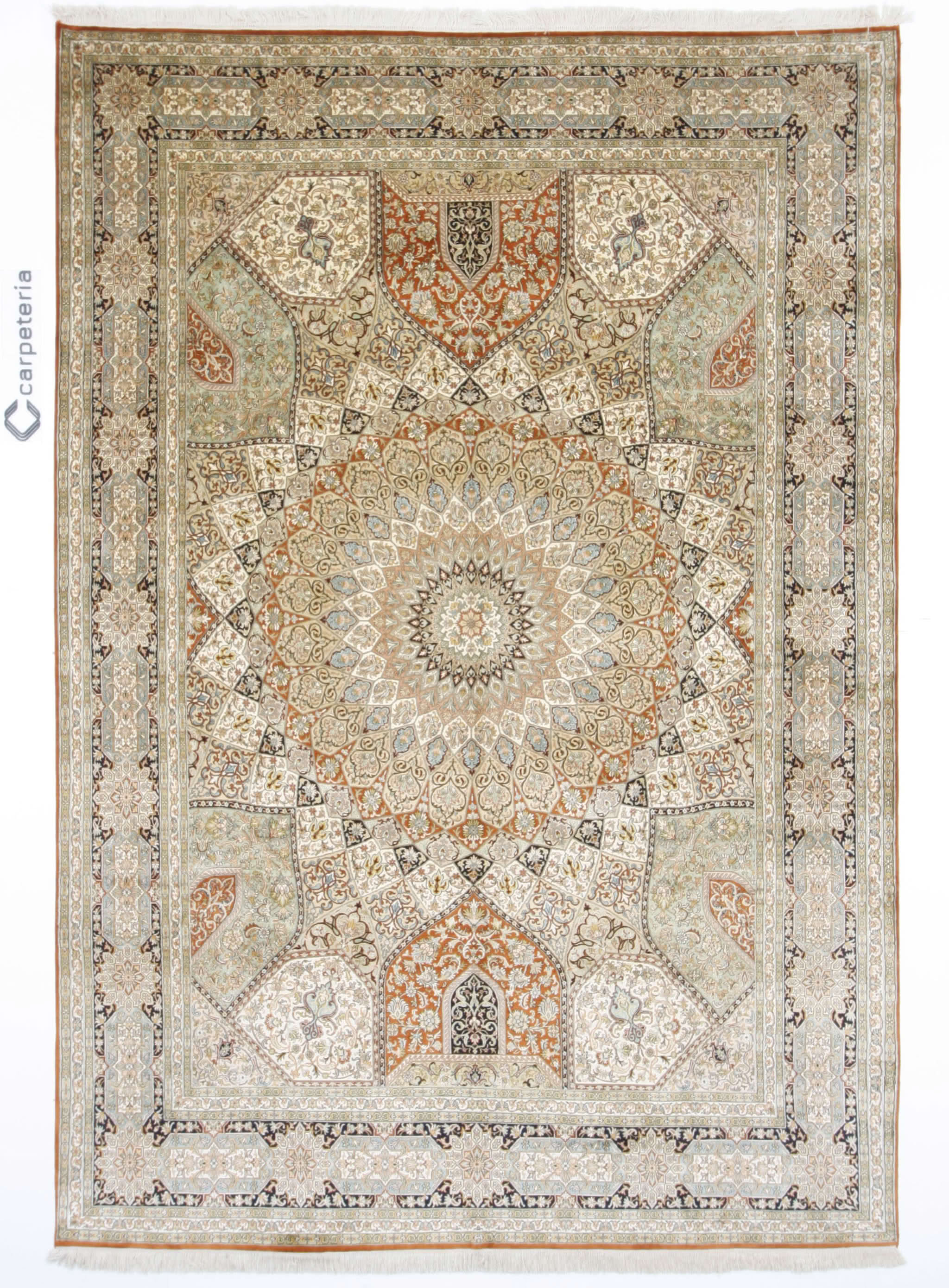 Orientteppich Kashmir Seide/Seide Royal