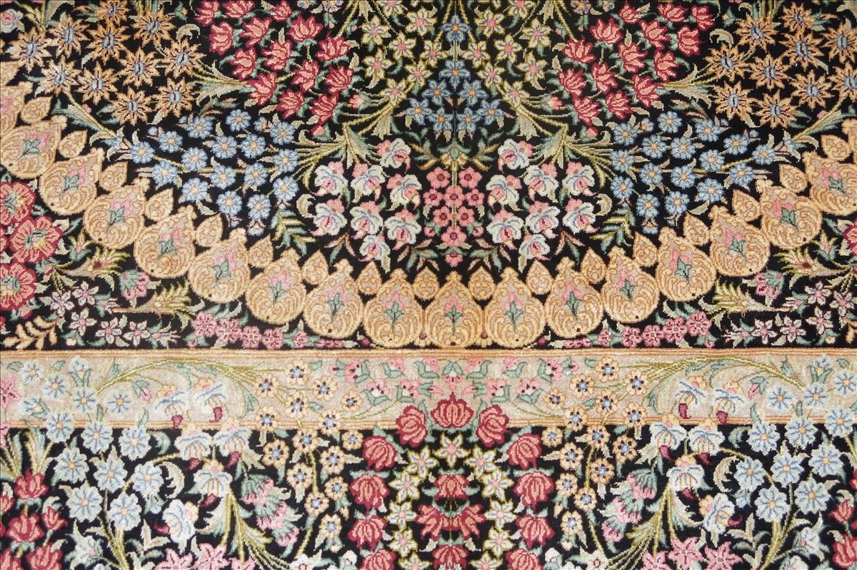 Ghom-Seiden-Orientteppich Imperial
