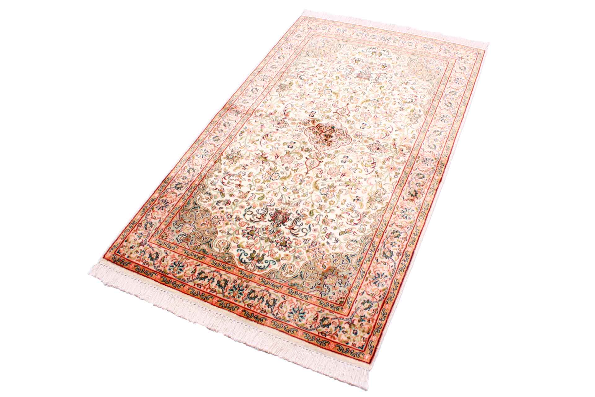 Kashmir-Seiden-Orientteppich Exklusiv