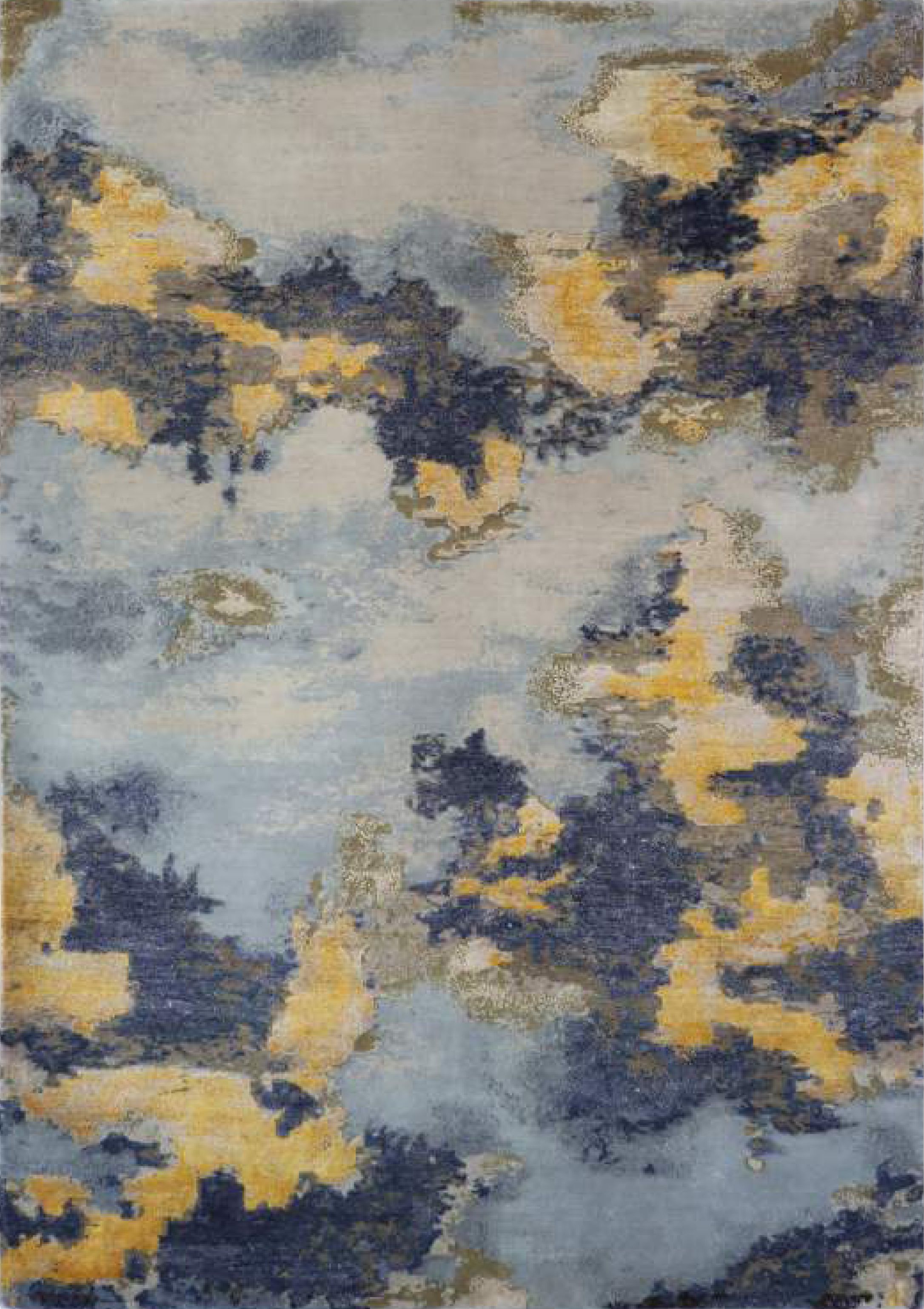 Moderner Teppich Ikat Royal