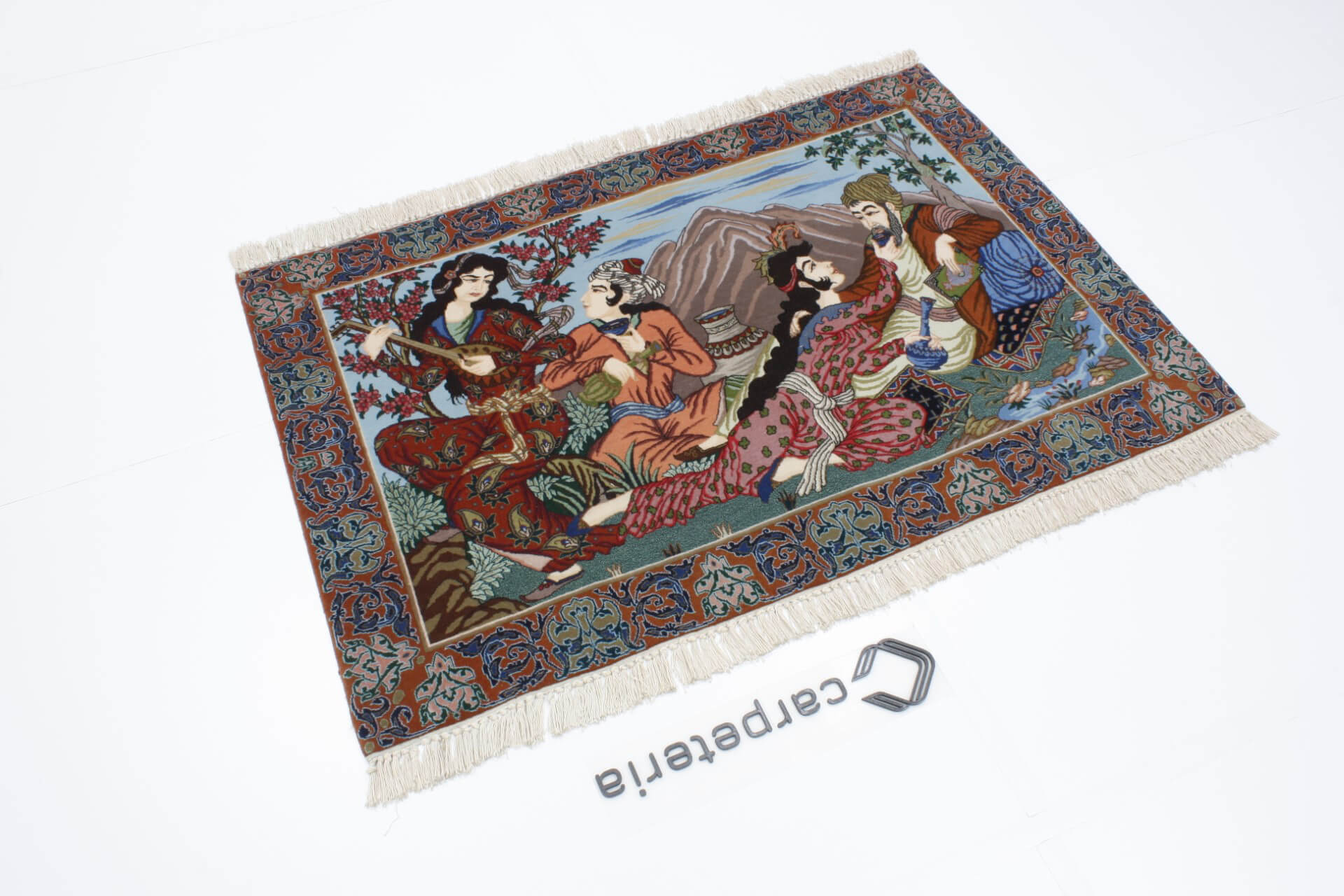 Perserteppich Isfahan Figural