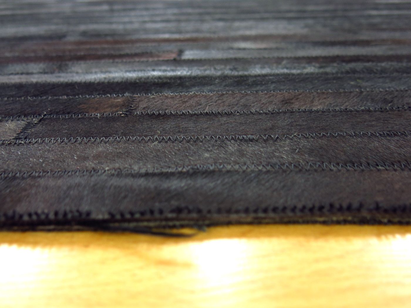 Moderner Teppich Leder Excelsior