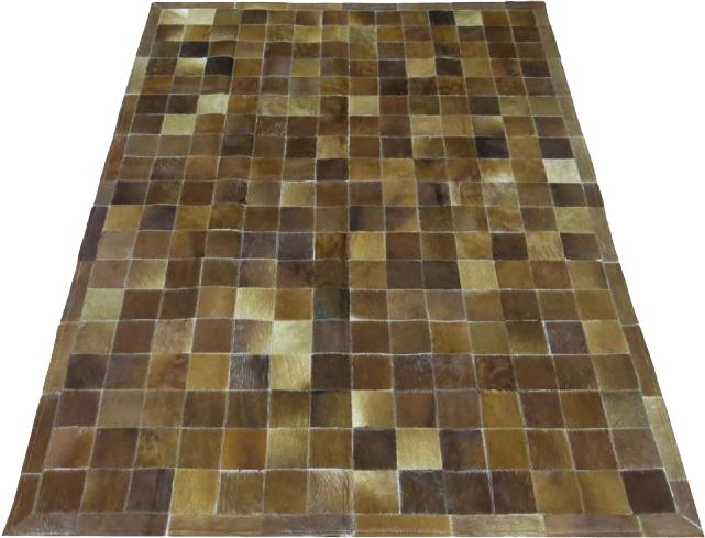 Moderner Teppich Leder Excelsior