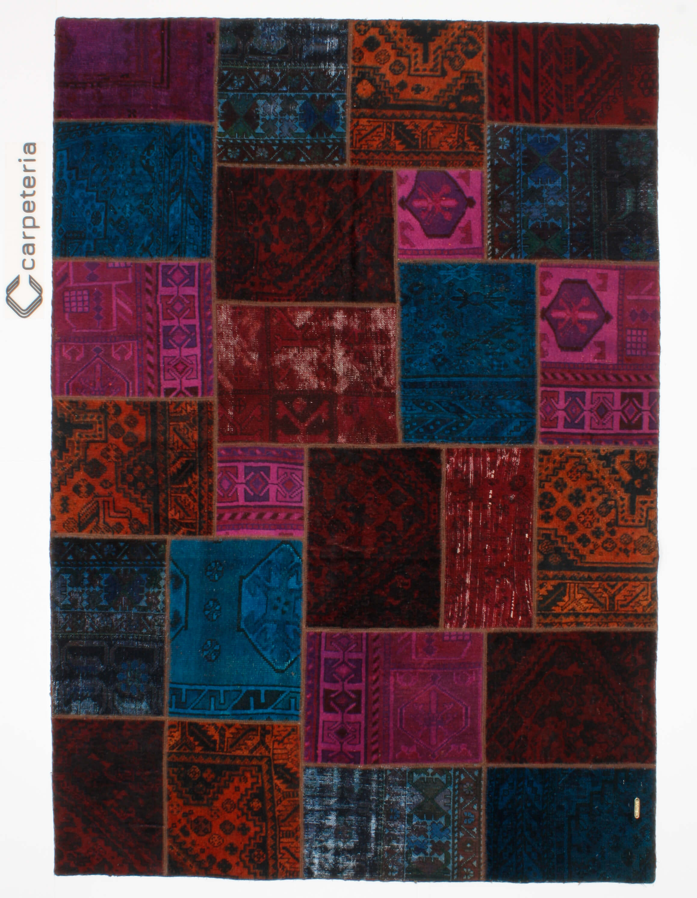 Perserteppich Patchwork Design