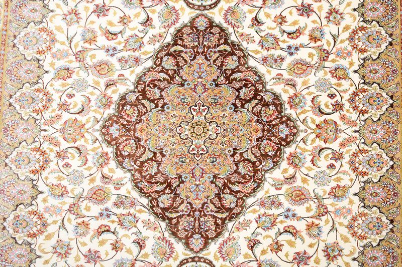 Perserteppich Ghom Seide Royal