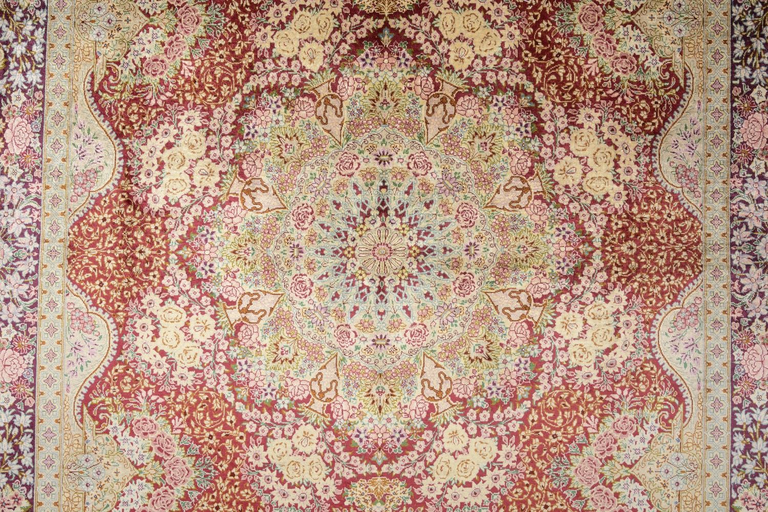 Orientteppich Ghom Seide Royal