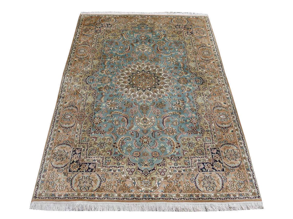 Kashmir-Seiden-Orientteppich Exklusiv