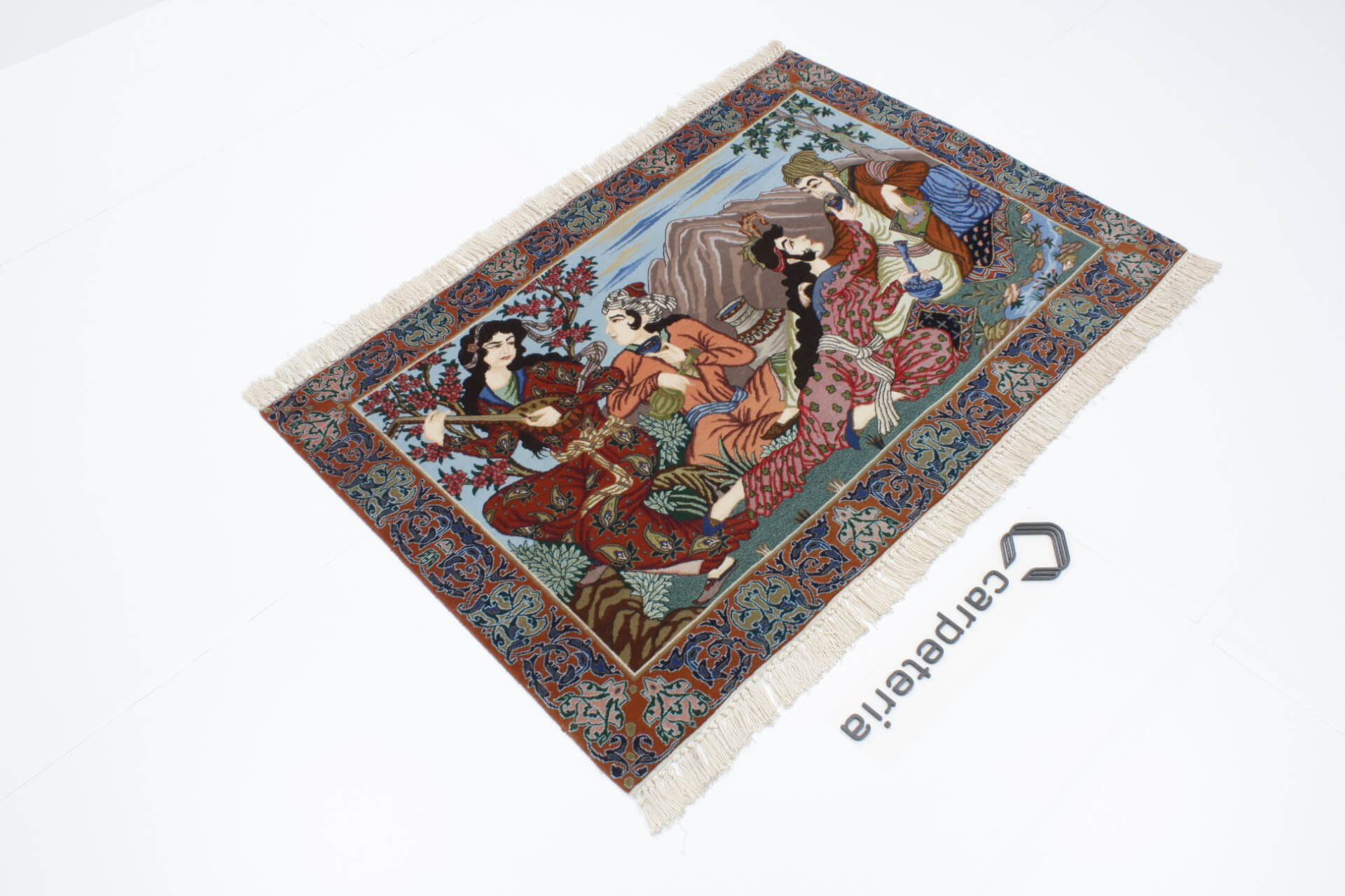 Perserteppich Isfahan Figural